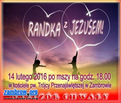 Już jutro walentynkowy Wieczór Chwały