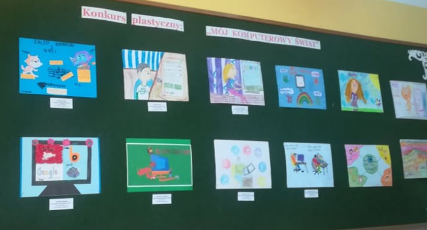Rozstrzygnięto gminny konkurs plastyczny „Mój komputerowy świat”