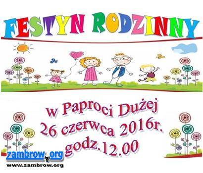 W niedzielę Festyn Rodzinny w Paproci Dużej