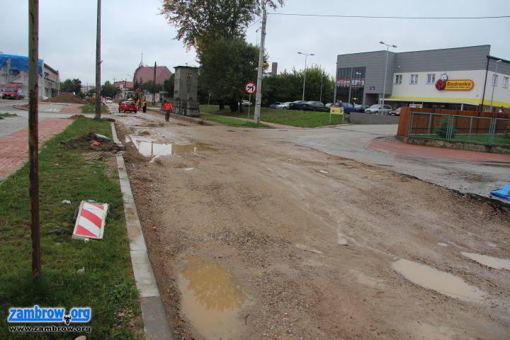 Zambrów „rozkopany” w 4 miejscach