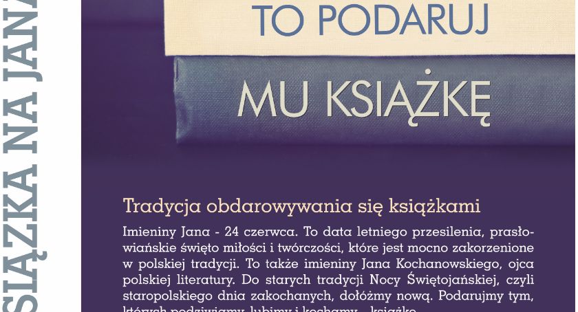 24 VI – Dzień Dawania Książek. Nowa akcja czytelnicza w Miejskiej Bibliotece Publicznej 