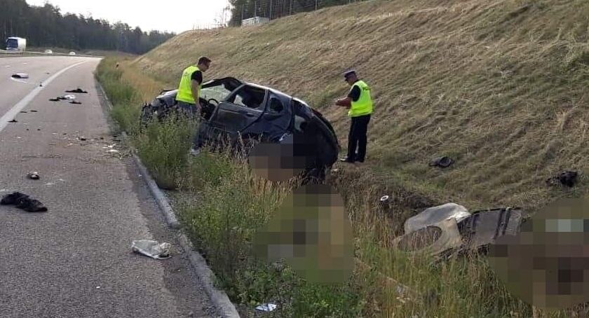 2 osoby nie żyją. Tragiczny wypadek na DK8 [aktualizacja]