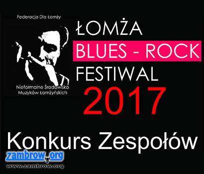 Zgłoś swój zespół na Łomża Blues Rock Festiwal 2017
