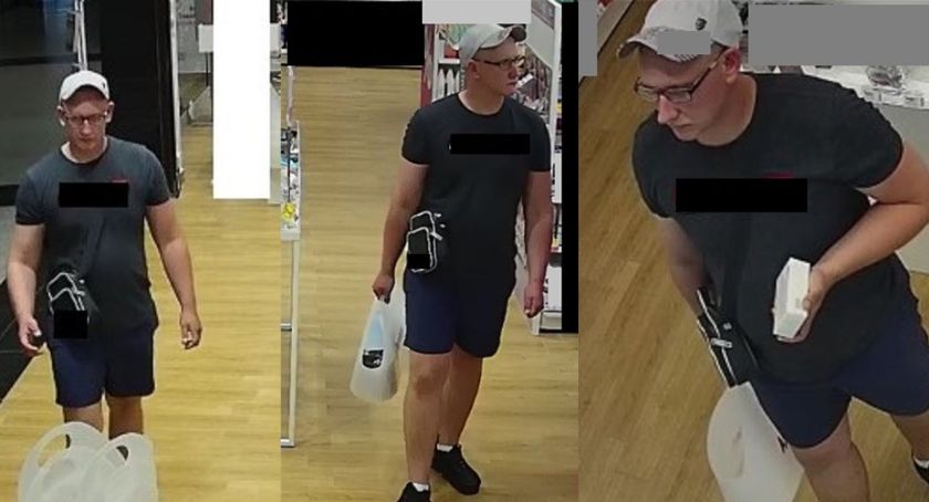 Kradzież perfum w galerii w Zambrowie. Policja poszukuje tego mężczyzny