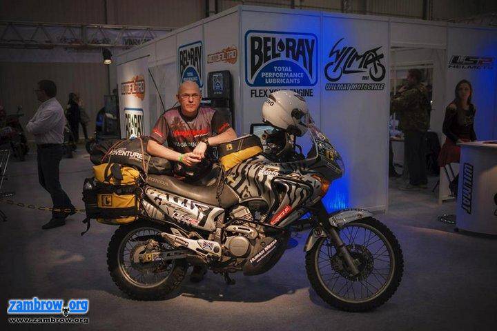 Motocykl Ernesta Jóźwika na Ogólnopolskiej Wystawie w Warszawie