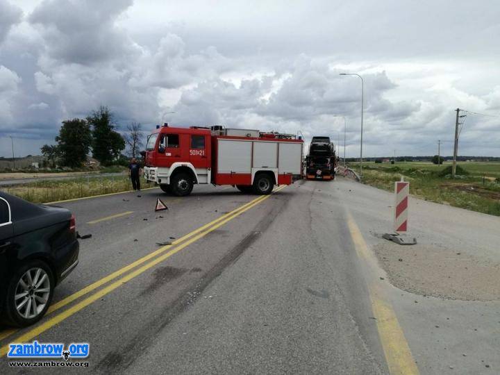 Kolejna kolizja na DK8 w okolicy Szumowa [foto]