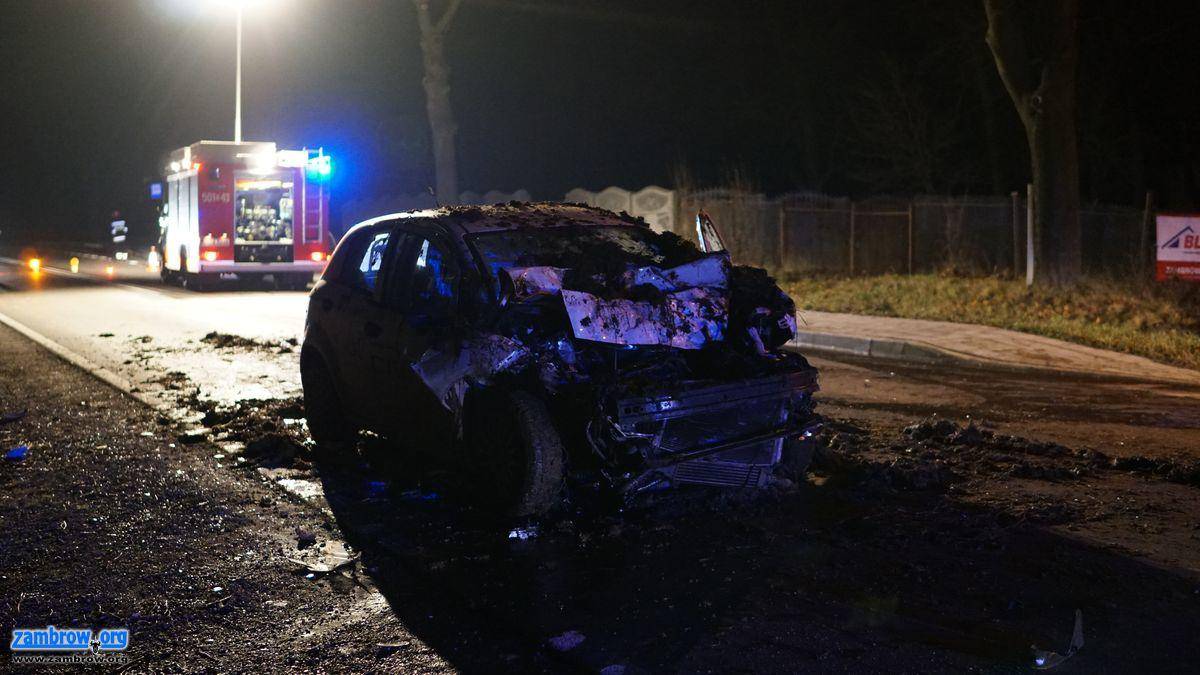 Wypadek na DK63 [foto+video]