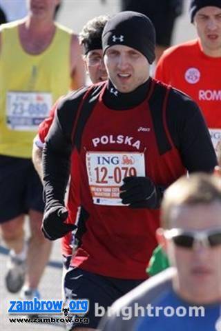 Biegając promują Zambrów za granicą
