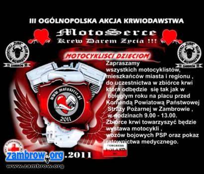 Motocykliści przygotowują się do Motoserca