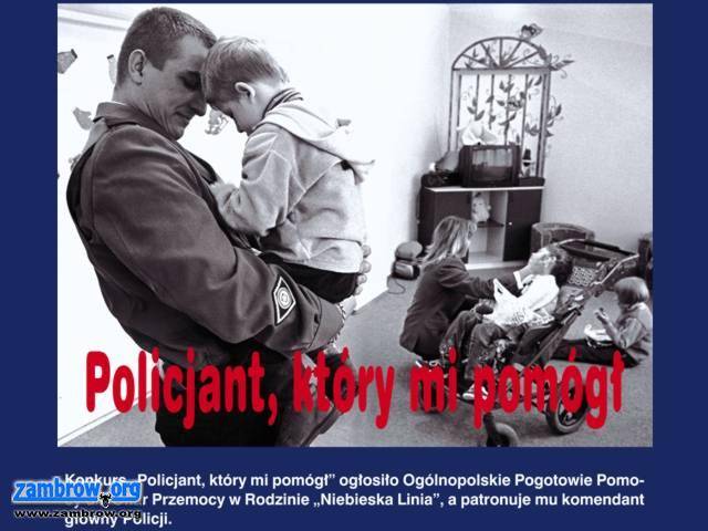 „Policjant, który mi pomógł”