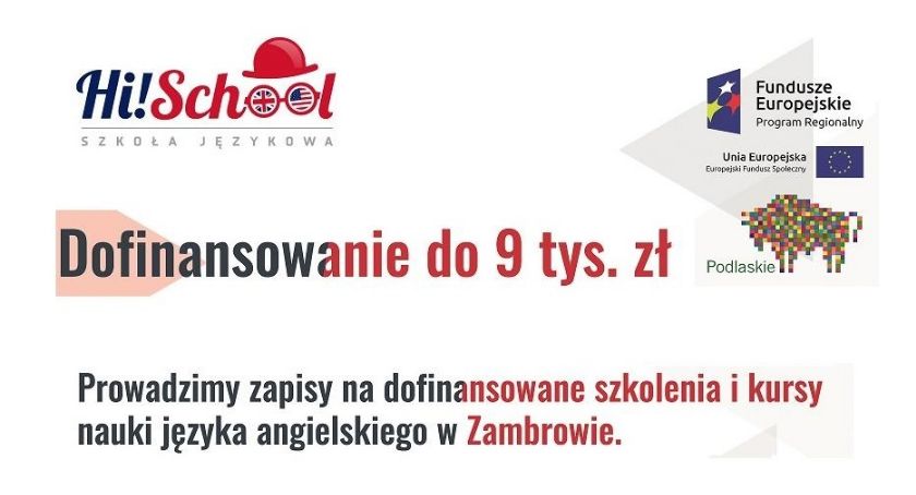 Szkoła językowa Hi!School zaprasza na dofinansowane kursy języka angielskiego