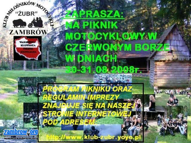 Piknik Motocyklowy Zambrów – Czerwony Bór