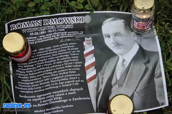 Upamiętnili rocznicę śmierci Romana Dmowskiego