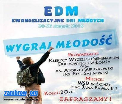 Trwają zapisy na Ewangelizacyjne Dni Młodzieży. Są jeszcze wolne miejsca 