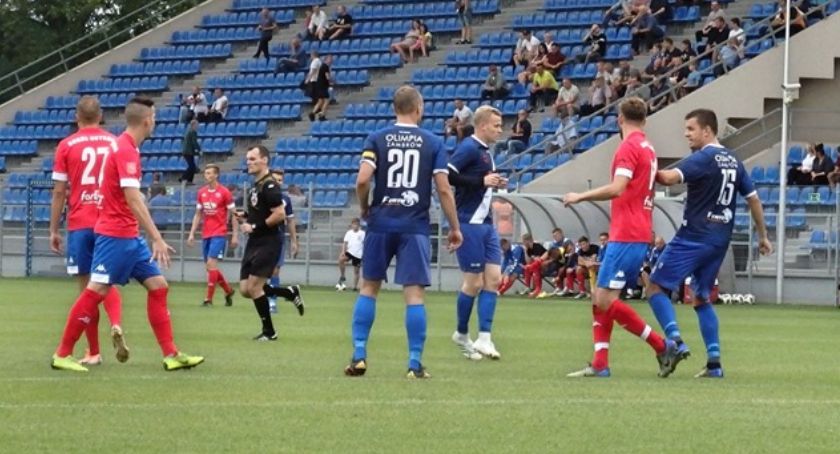 Wyjazdowa porażka Olimpii [video]