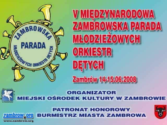 Międzynarodowa Parada Orkiestr Dętych już w najbliższy weekend w Zambrowie