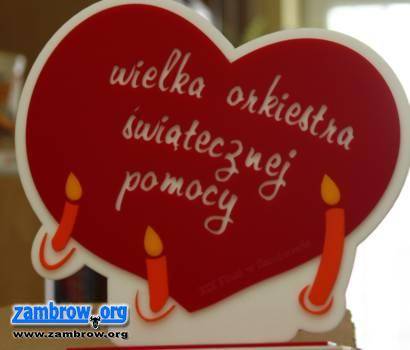 Zakończyła się zbiórka pieniędzy w ramach WOŚP w Zambrowie. Znamy wyniki zbiórki