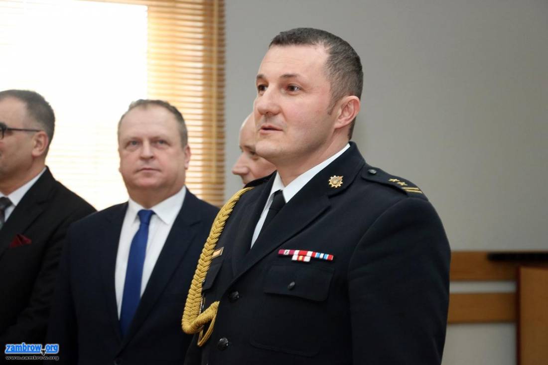 Zastępca komendanta zambrowskiej straży przeszedł na emeryturę [foto]