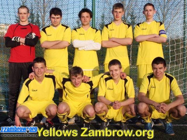 Yellows Zambrow.org na 9. pozycji w lidze miejskiej po 11 kolejkach