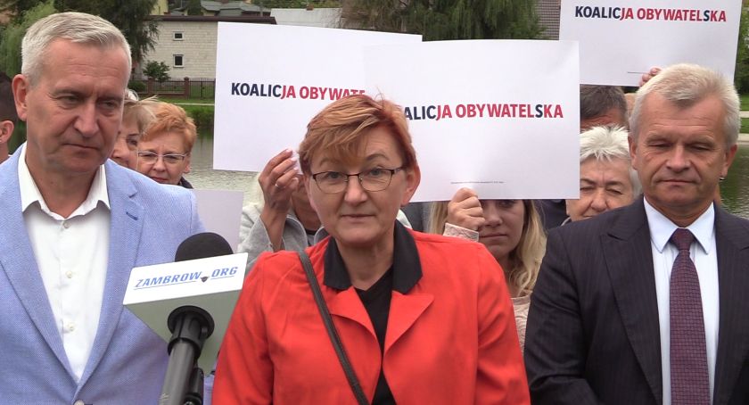 Konferencja prasowa Doroty Sasinowskiej - kandydatki na posła do Sejmu RP [video]