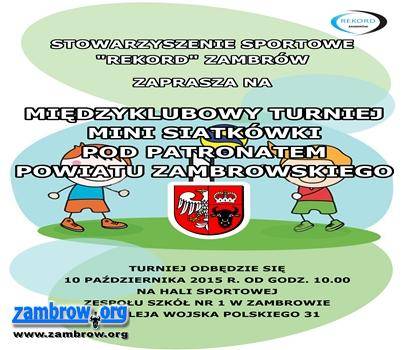Rekord Zambrów zaprasza do kibicowania  