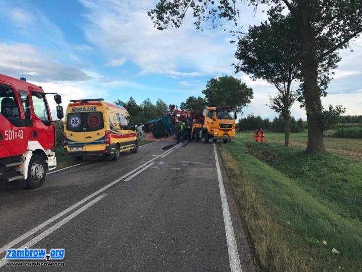 Tragiczny wypadek na DK63. Jedna osoba nie żyje. Droga zablokowana [aktualizacja]