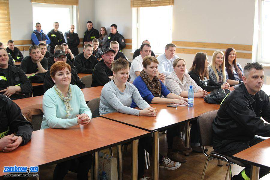 Strażacy OSP z gminy Zambrów zakończyli kurs kwalifikowanej pierwszej pomocy