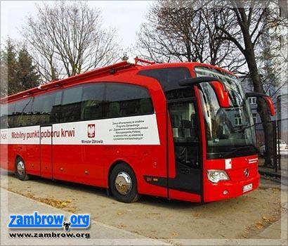 Ambulans do pobierania krwi przyjedzie jutro do Zambrowa