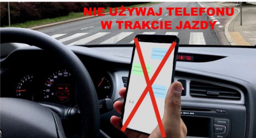 Używasz telefonu podczas jazdy? Uważaj!