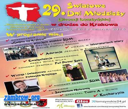 Harmonogram Dni Młodzieży w Zambrowie