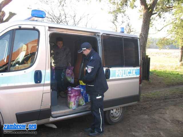 „Niebieska paczka” od policjantów