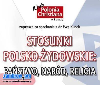 Dziś kolejne spotkanie KPCh. Tym razem o stosunkach polsko-żydowskich 