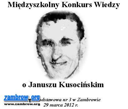 Wyniki Międzyszkolnego Konkursu Wiedzy o Januszu Kusocińskim 