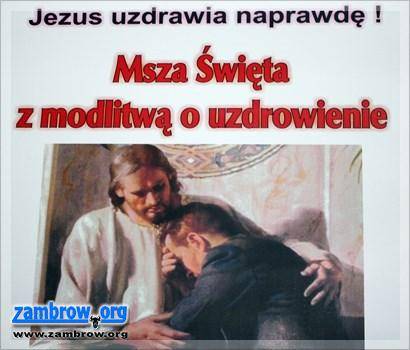 Msze z modlitwą o uzdrowienie niebawem w „Duchu”