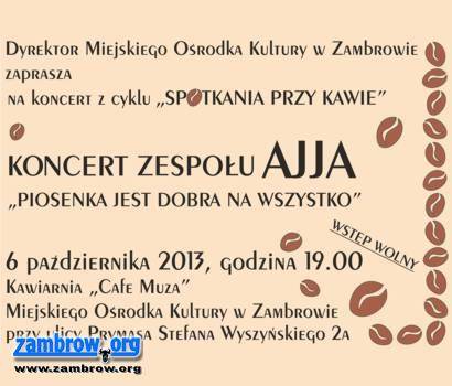 Zespół Ajja zagra w Cafe Muza