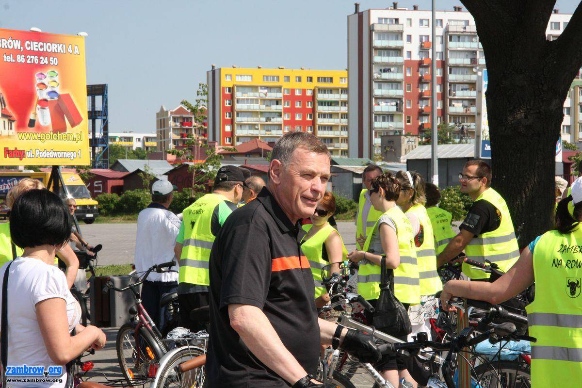 Panorama Zambrowa na rowerach [foto]