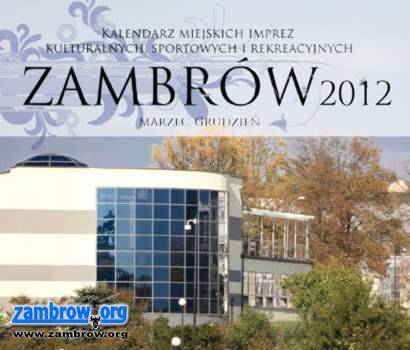 Nowa publikacja promująca Zambrów - Kalendarz Miejskich Imprez Kulturalnych, Sportowych i Rekreacyjn
