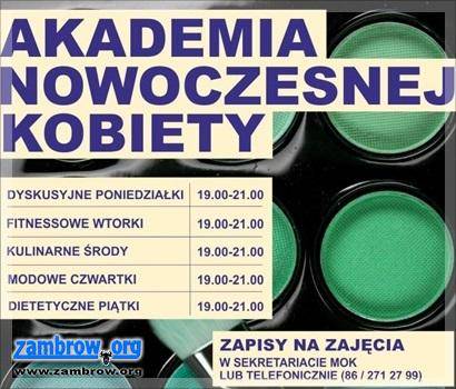 Akademia Nowoczesnej Kobiety rusza w przyszłym tygodniu 