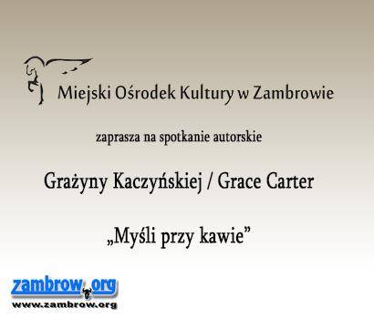 Zapraszamy na „Myśli przy kawie” do Centrum Kultury