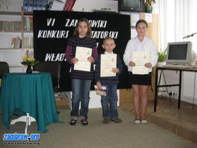 VI Zambrowski Konkurs Dziecięcej Poezji Władysława Broniewskiego