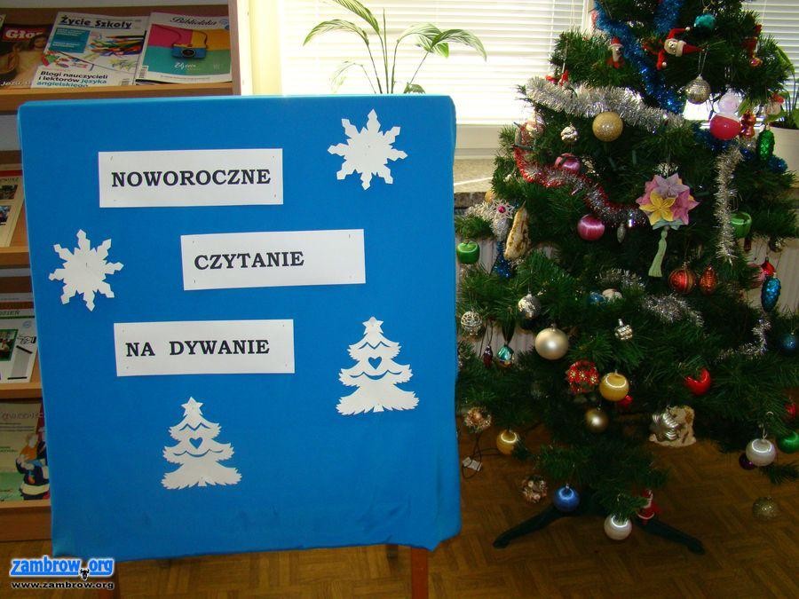 „Noworoczne czytanie na dywanie”
