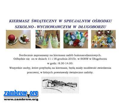 SOSW zaprasza na kiermasz