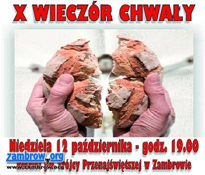 Dzisiaj kolejny Wieczór Chwały