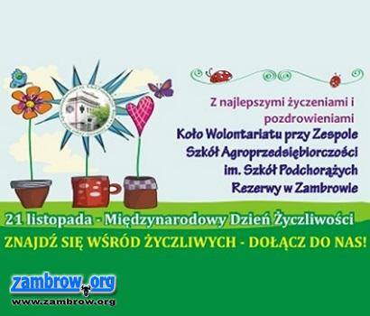 Wolontariusze z ZSA dziękują za udział w kampanii społecznej