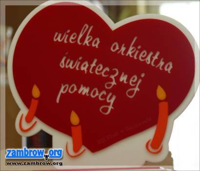 W Zambrowie znów zagra Wielka Orkiestra Świątecznej Pomocy