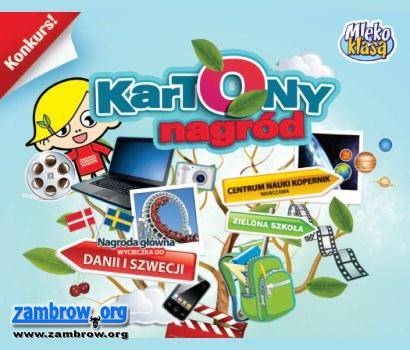 Weź udział w konkursie Mleka z klasą - KarTONY nagród