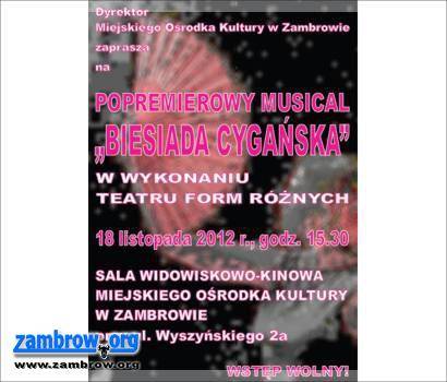 W niedzielę „Biesiada cygańska” w Centrum Kultury