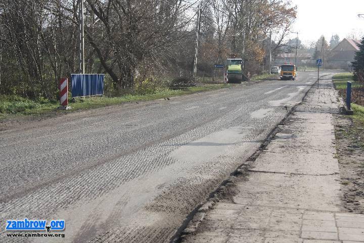Trwa remont ul. Łomżyńskiej