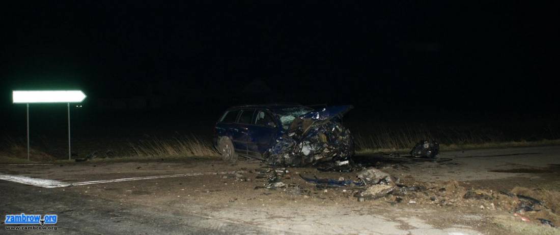 Wypadek na drodze krajowej nr 63
