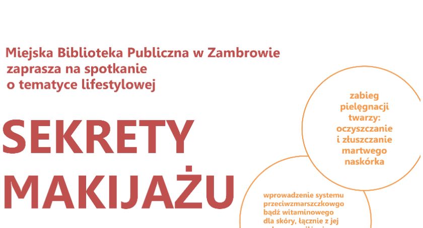 Relaks w bibliotece: warsztaty makijażu i pielęgnacji skóry